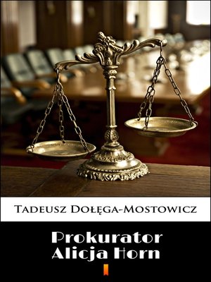 cover image of Prokurator Alicja Horn